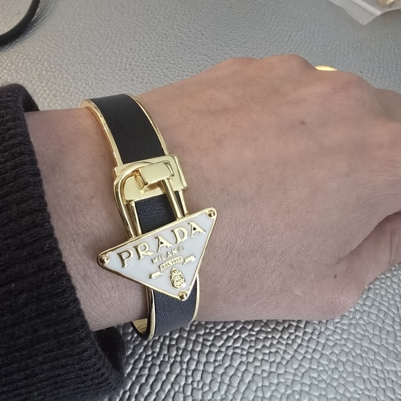 Prada Black and Gold Bracelet - Picture 8 of 12